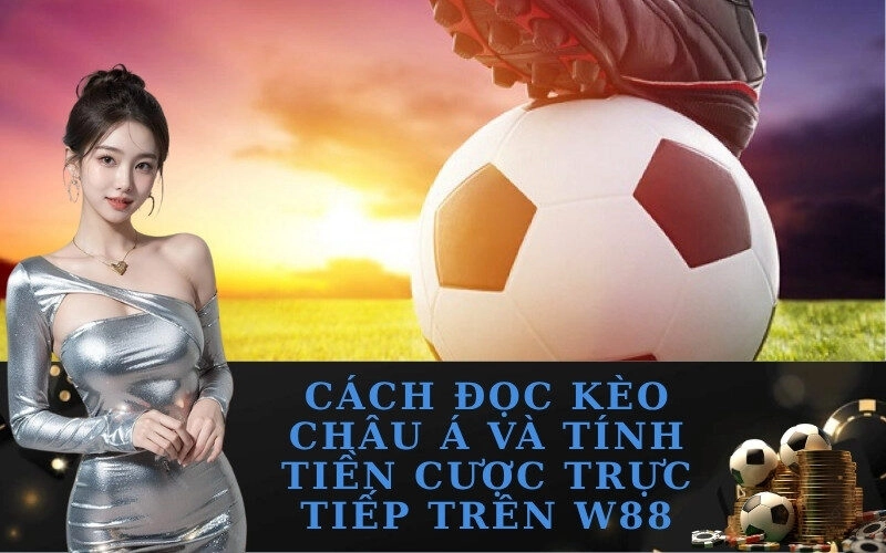 Cách đọc kèo Châu Á và tính tiền cược trực tiếp trên W88