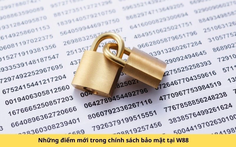 Những điểm mới trong chính sách bảo mật tại W88